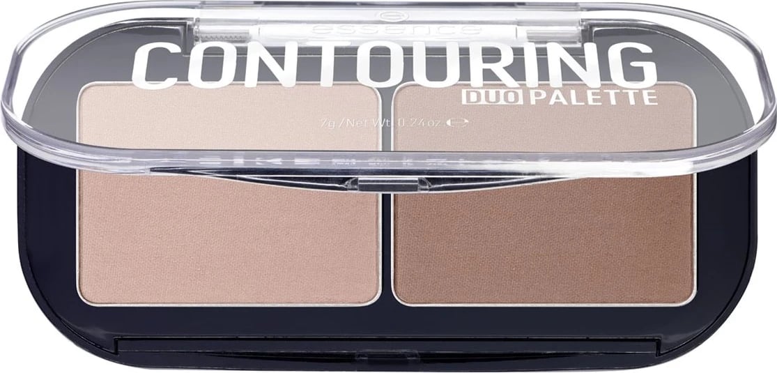 Konturë e thatë Essence Contoruing Duo Palette, 10 Lighter Skin, 7g