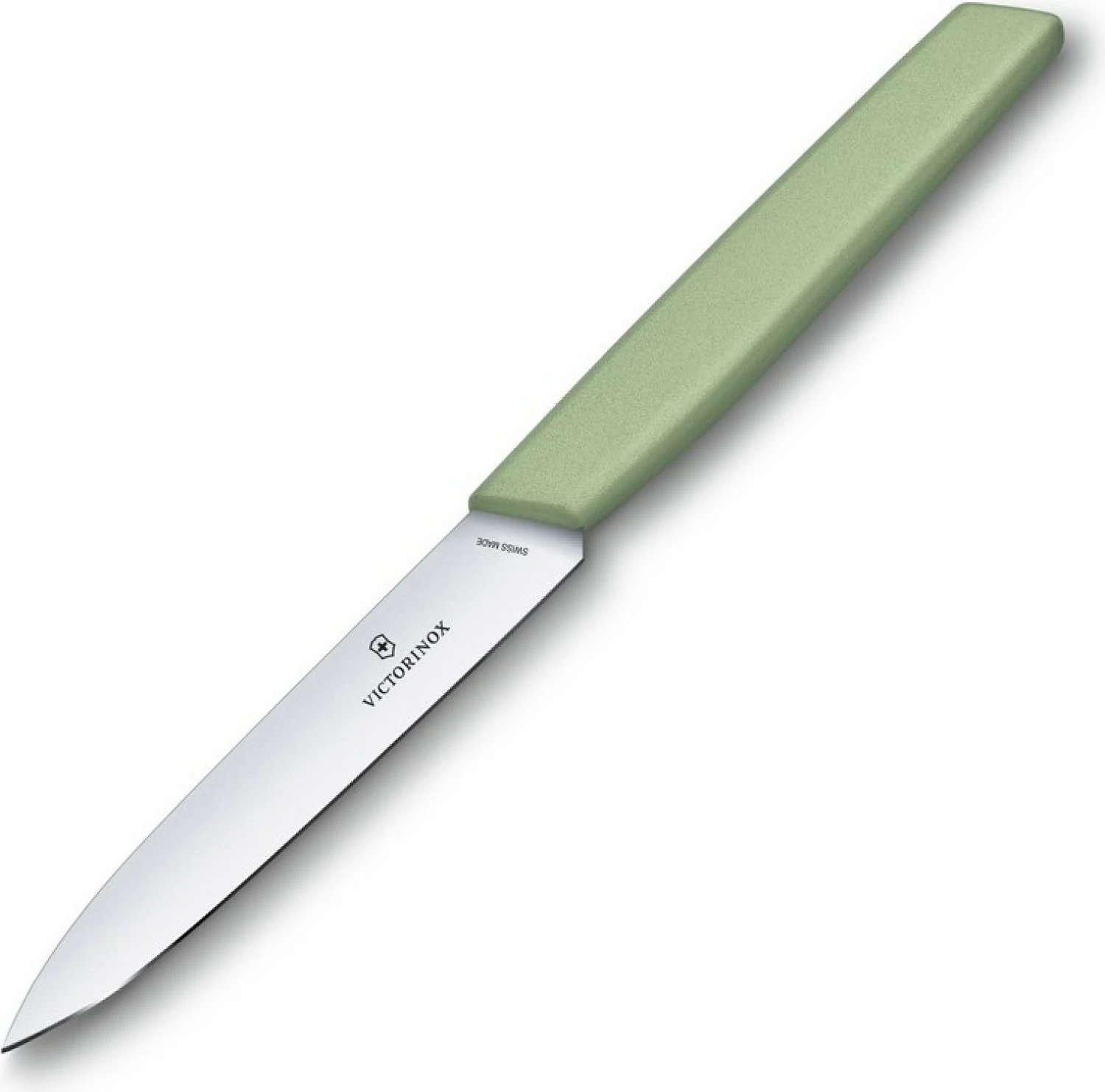 Thikë kuzhine Victorinox Swiss Modern, 10cm e drejtë , e gjelbërt