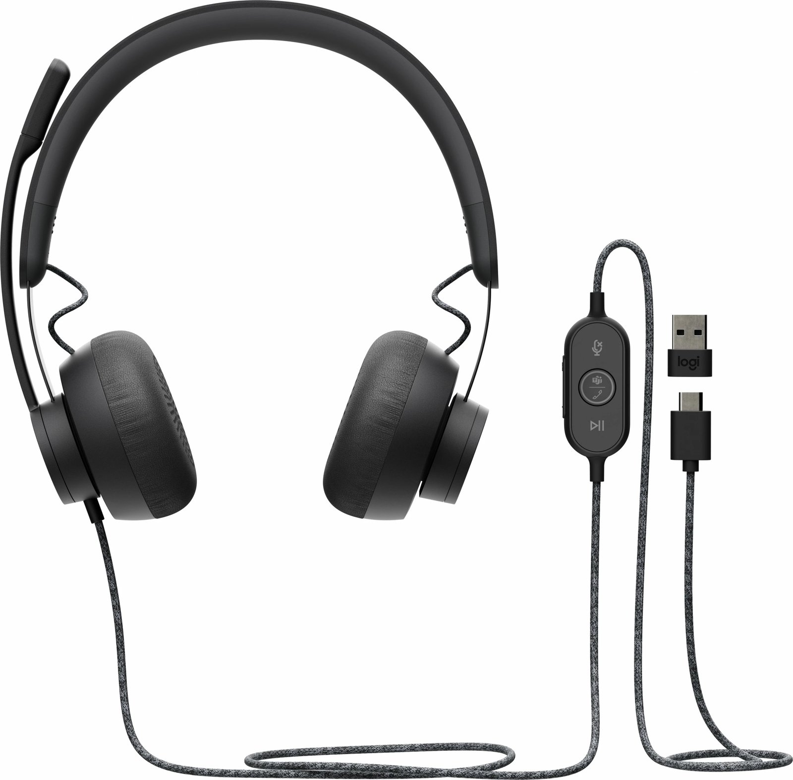 Kufje Logitech Zone Wired UC, Wired, Calls/Music, 20 - 16000 Hz, 211 g, Graphite