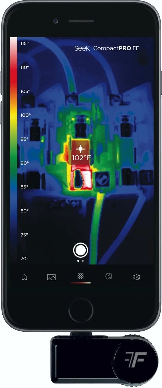 Kamera Termike për Celular Seek Thermal Compact Pro FF, për IOS