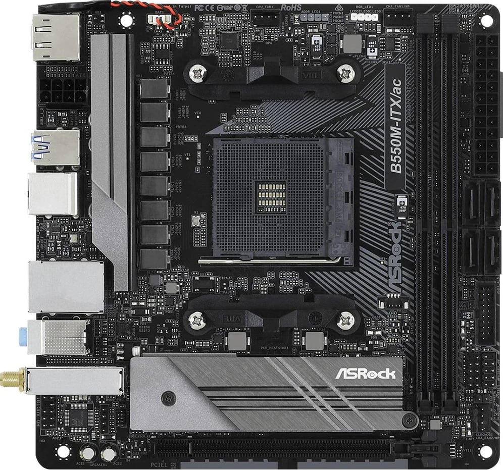 Pllakë amë Asrock B550M-ITX/ac, AMD B550 