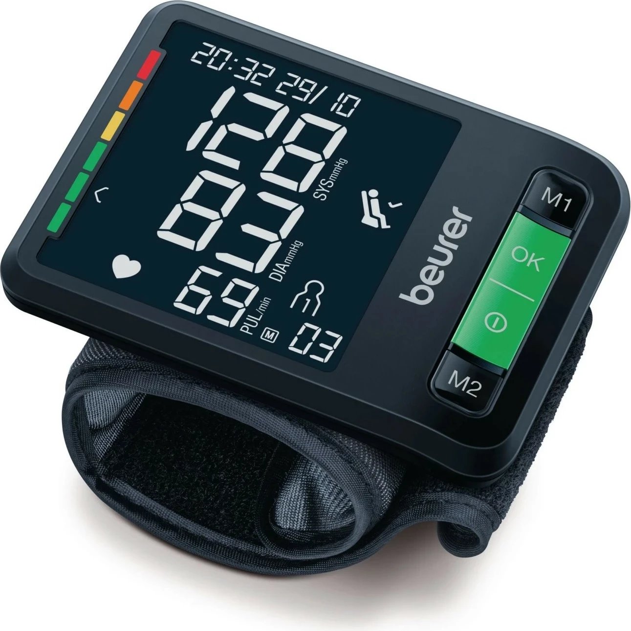 Monitor i tensionit të gjakut Beurer BC 87 BT, Bluetooth, LCD, i zi