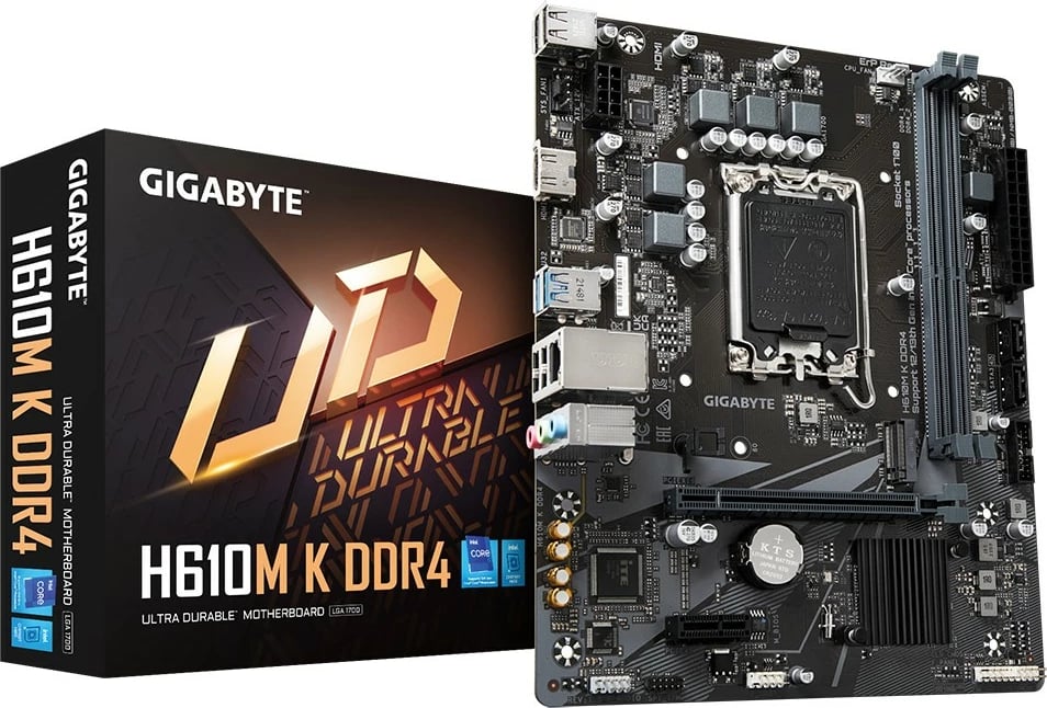 Pllakë amë Gigabyte H610M K mATX D4