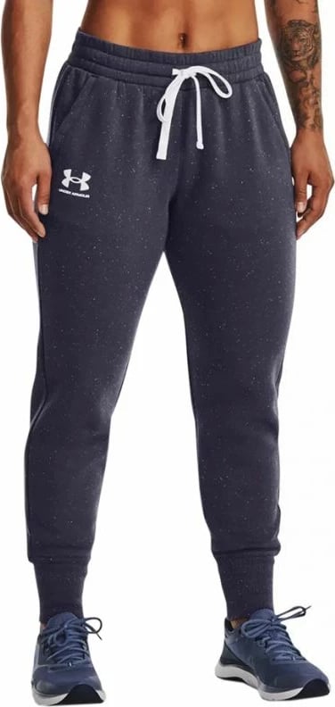 Pantallona sportive për femra Under Armour Rival Fleece, gri