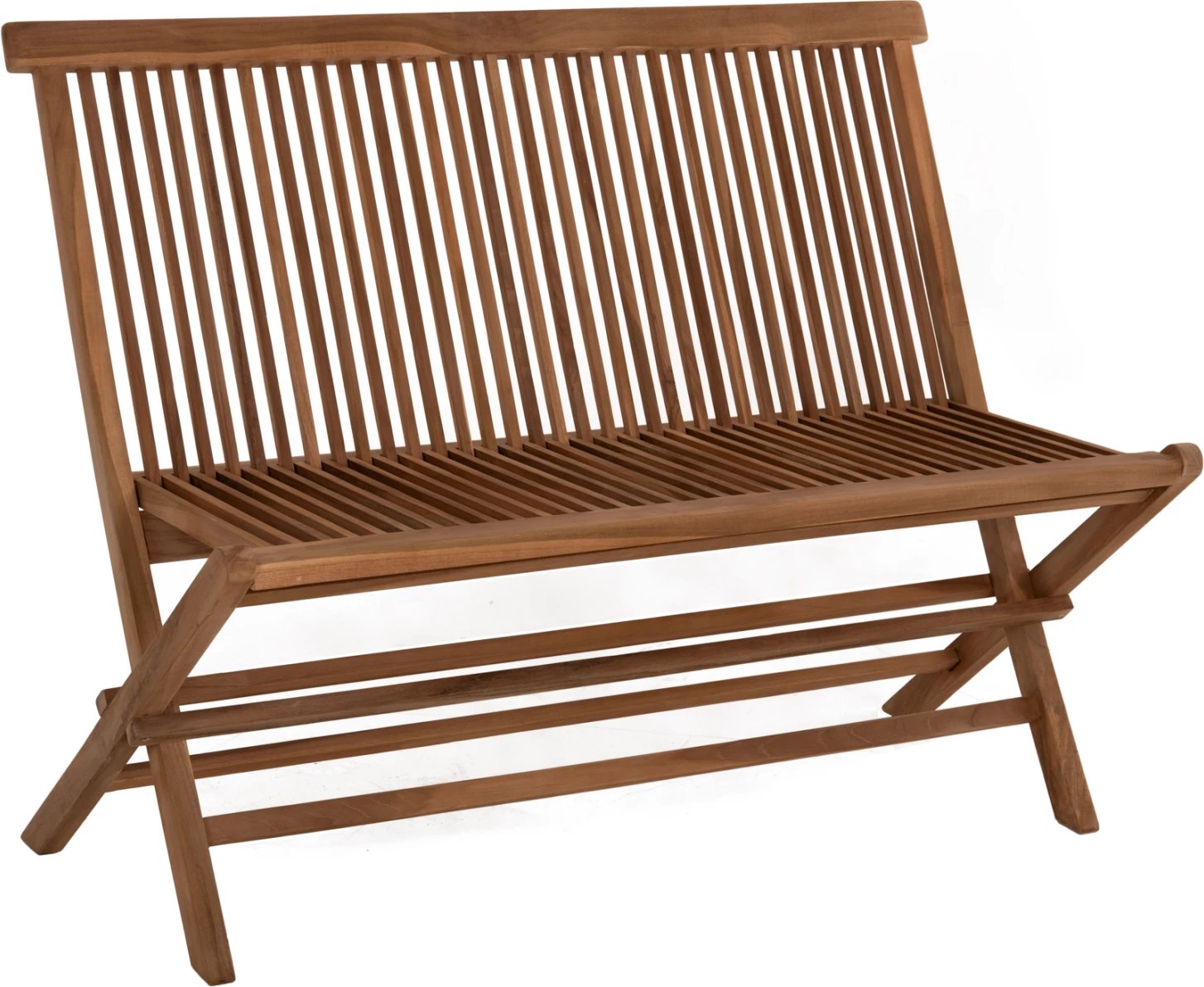 Karrige e palosshme KENDALL FH9541, dru TEAK, ngjyrë natyrale, 120x62x89H cm.