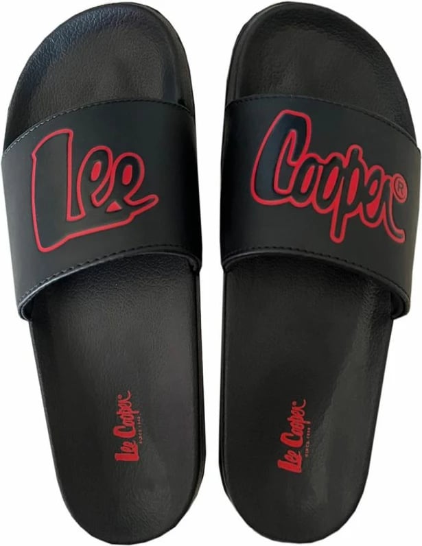 Papuqe për meshkuj Lee Cooper, të zeza dhe të kuqe