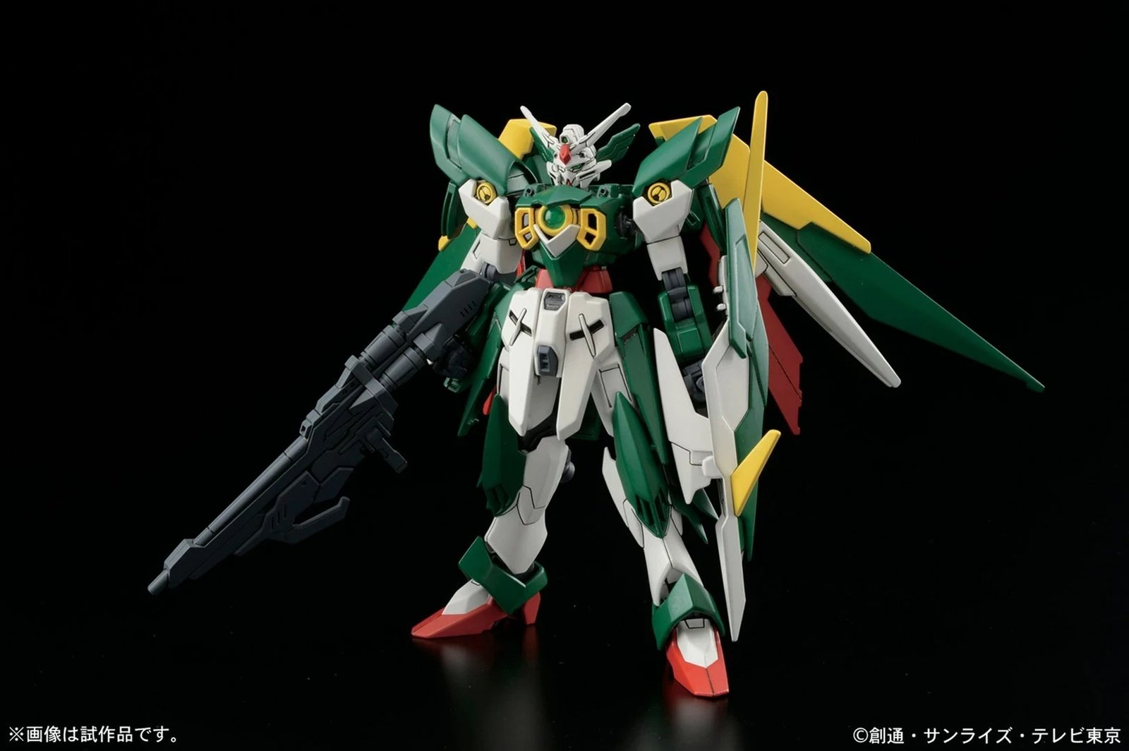 Model BANDAI Gundam Fenice Rinascita 1/144, Gjelbër