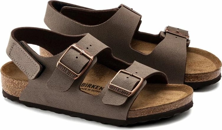 Sandale Birkenstock femra dhe fëmijë, kafe/bezhë