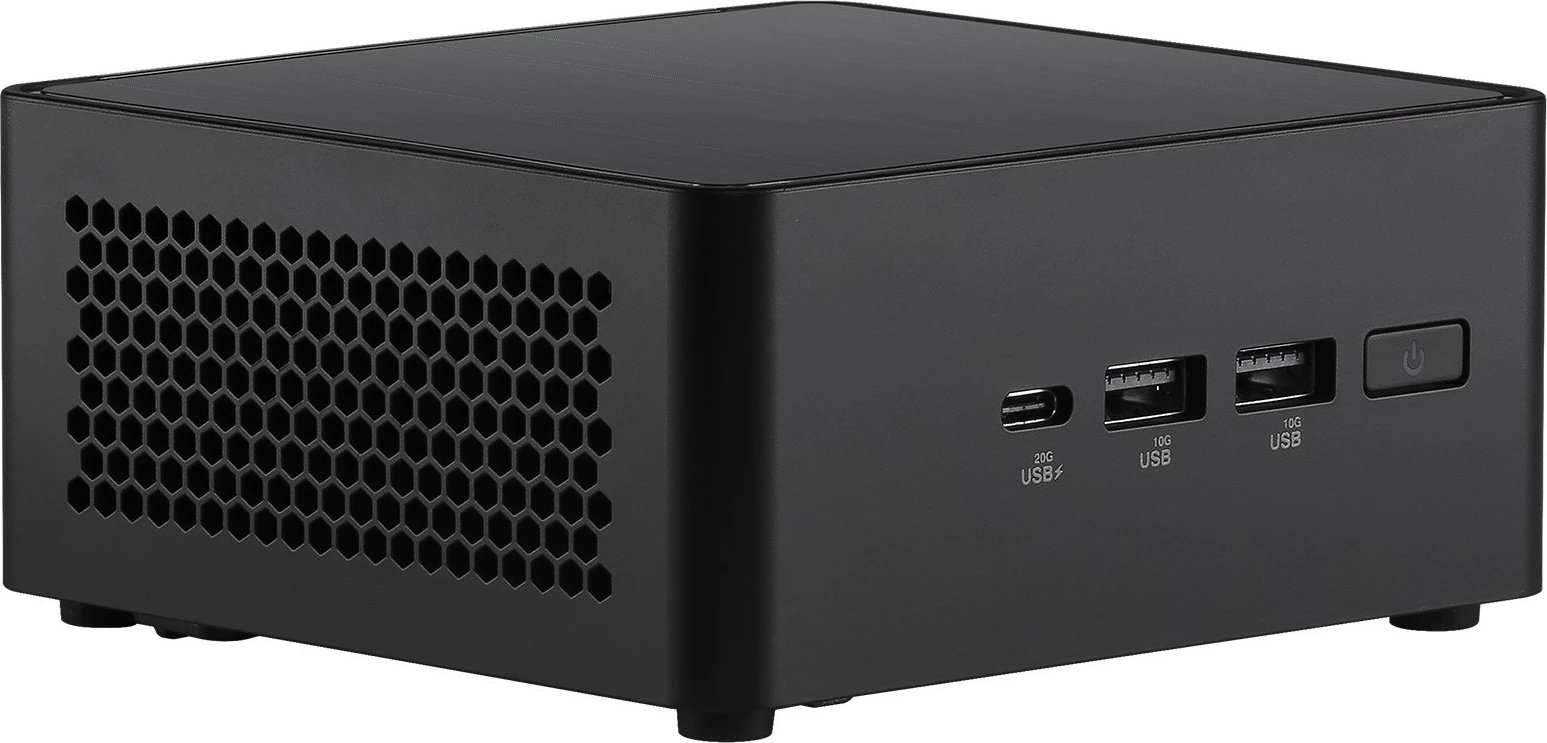 Mini PC barebone ASUS NUC 14 Pro NUC14RVHi3, DDR5-SDRAM, Ethernet LAN, Wi-Fi 6E, e zezë