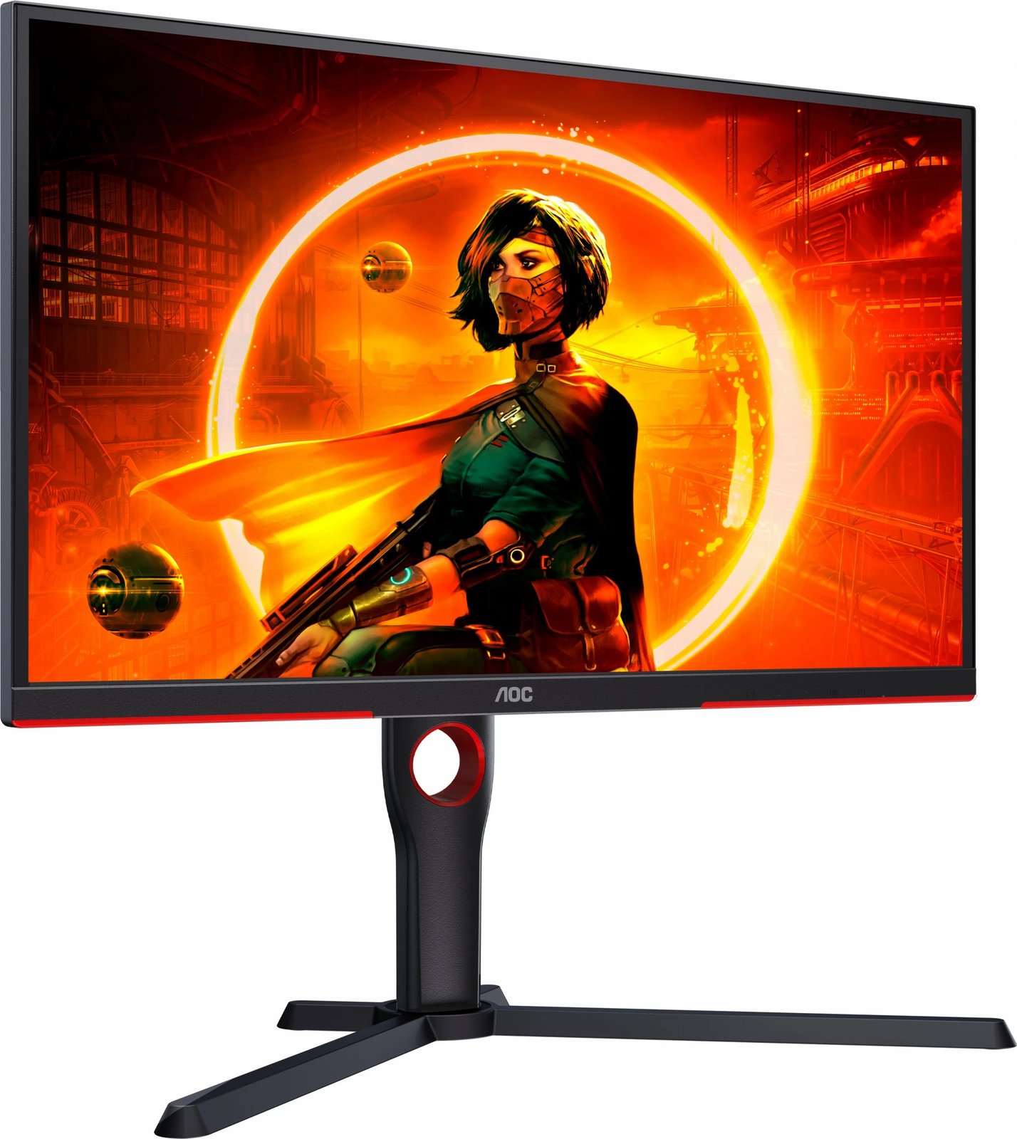 Monitor AOC G3 25G3ZM/BK, 62.2 cm (24.5"), 1920 x 1080 pixels, Full HD, 0.5 ms, E zezë, E kuqe