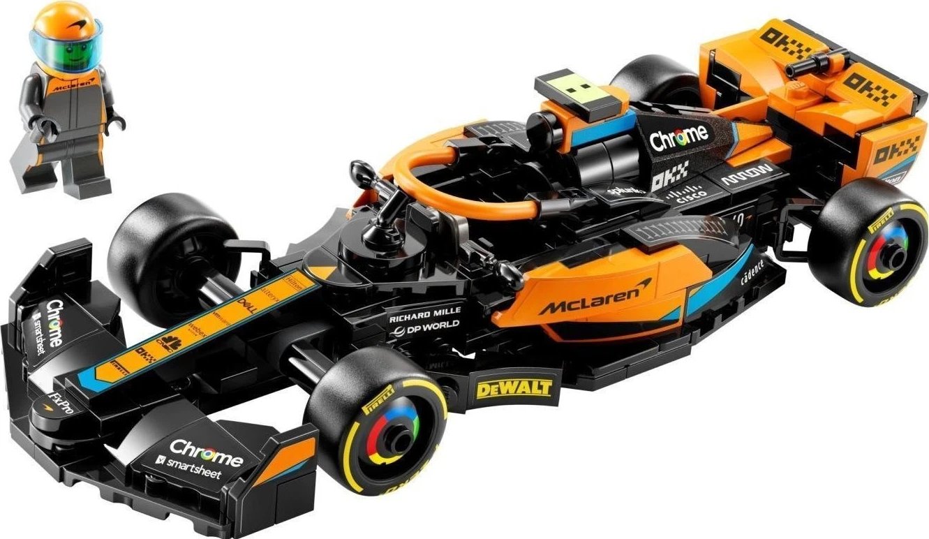 LEGO Speed Champions 76919, McLaren Formula 1 Garë Vetura, Versioni 2023