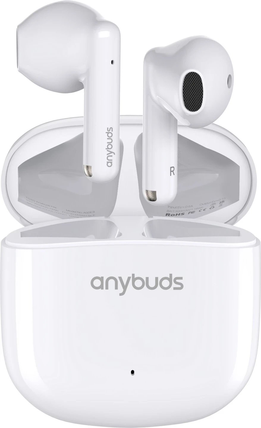 Kufje TOZO Anybuds Fits, Bluetooth 5.3, të bardha