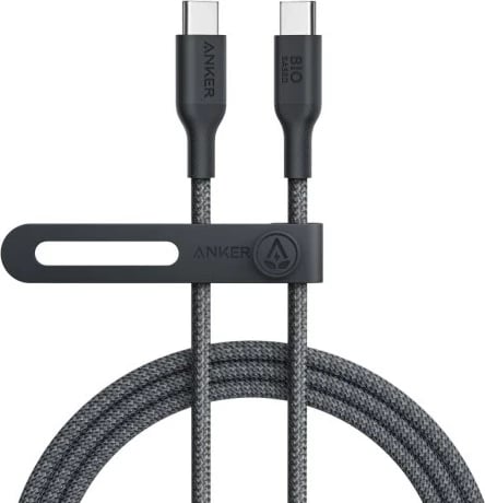 Kabëll USB Anker 544, 1.8 m, USB C, Zi