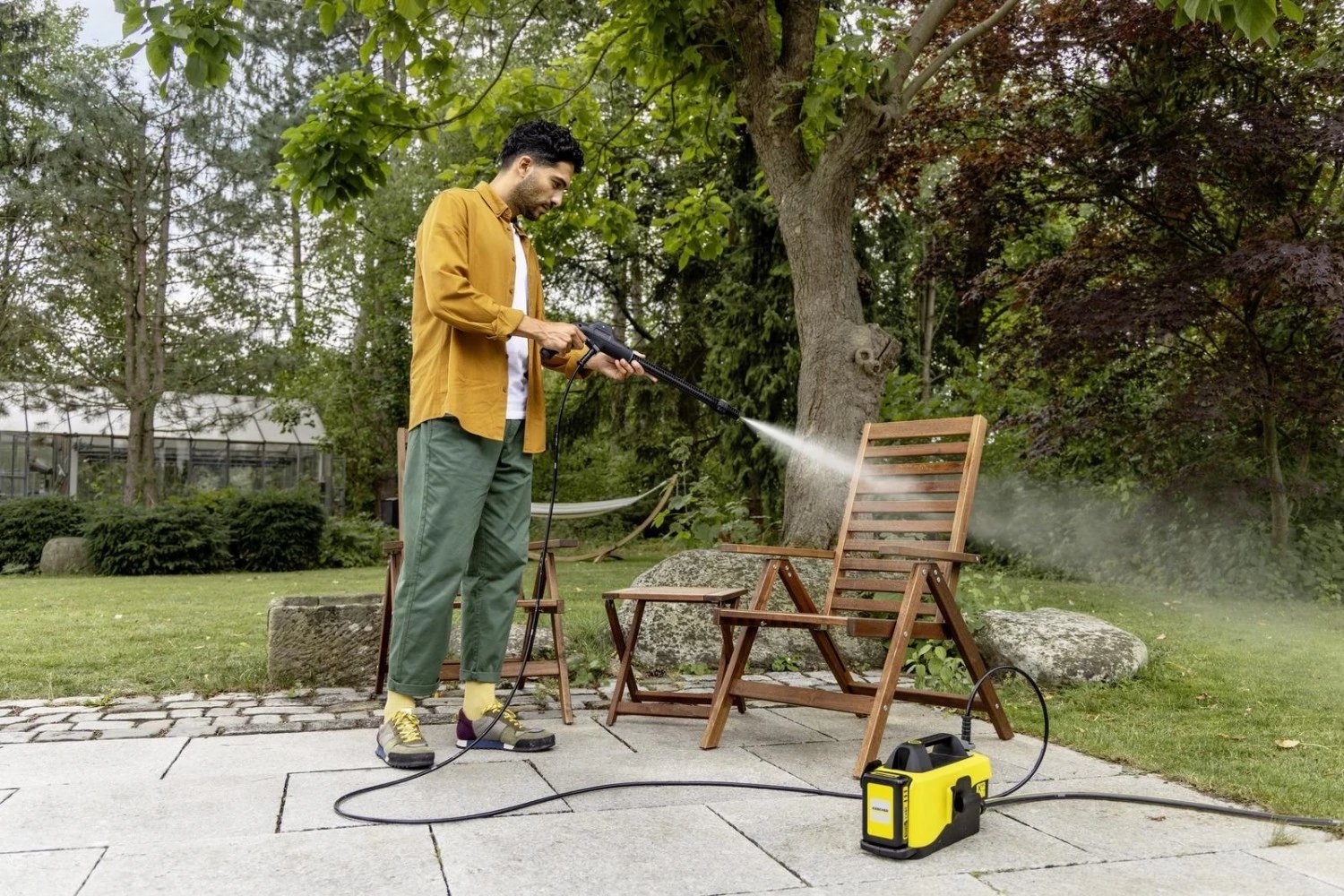 Lavatriçe portative Karcher OC 6-18, me bateri 18V