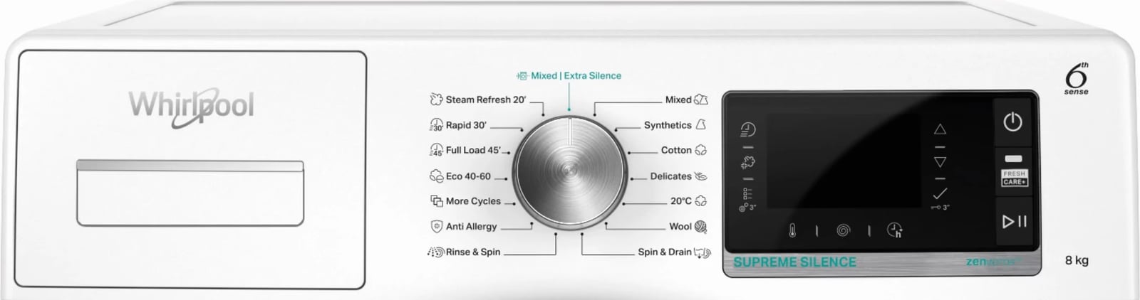 RROBALARËSE WHIRLPOOL W6X W845WB 8KG