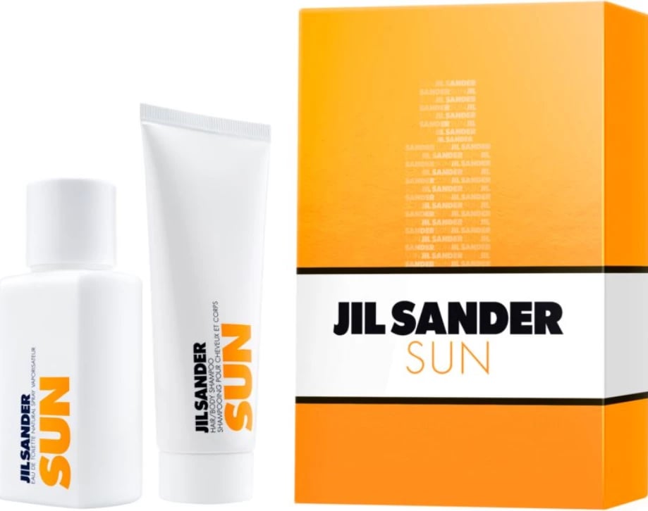 Set Eau De Toilette Jil Sander Sun 75 ml + gel dushi 75 ml