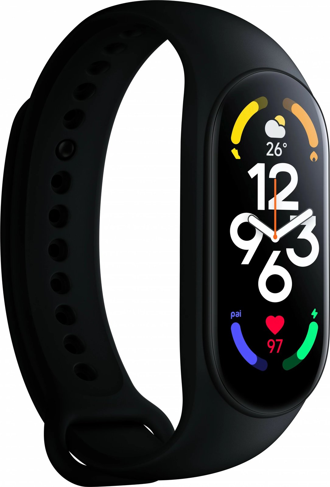 Smartwatch Xiaomi Smart Band 7, 1.62", AMOLED, 180 mAh, e zezë