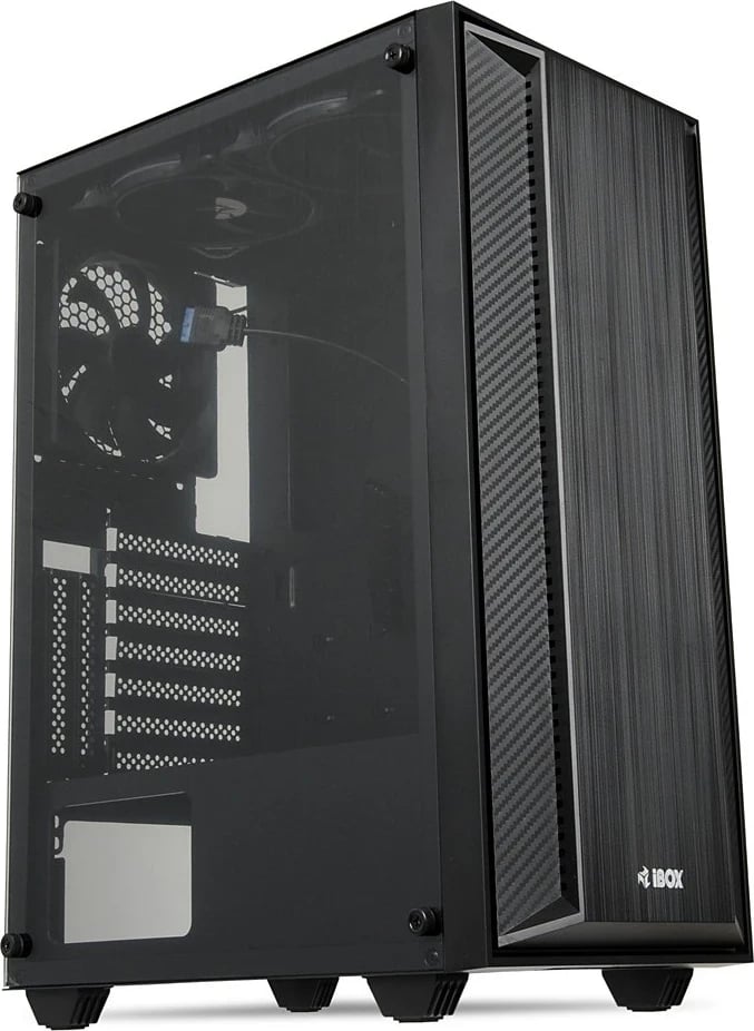 Kasë I-BOX CETUS 906, Midi Tower ATX, e zezë