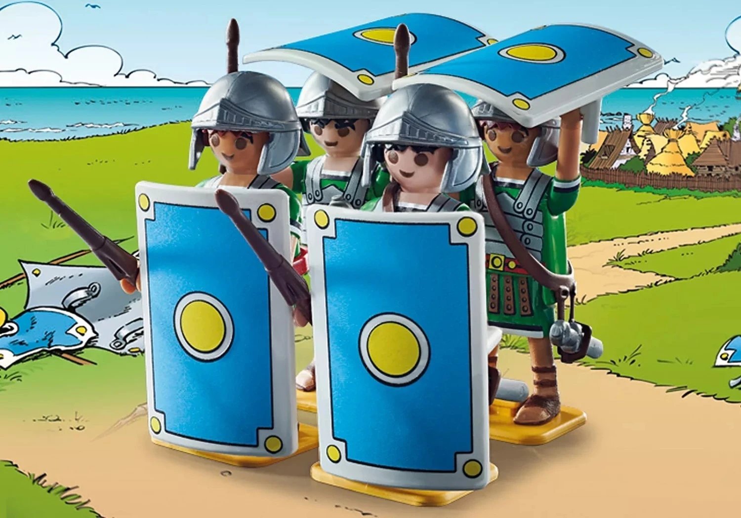 Set lodrash Playmobil Asterix 70934, 27 elemente, 4 figura