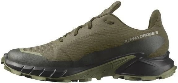 Atlete për meshkuj Salomon Alphacross 5 Gore-Tex, khaki