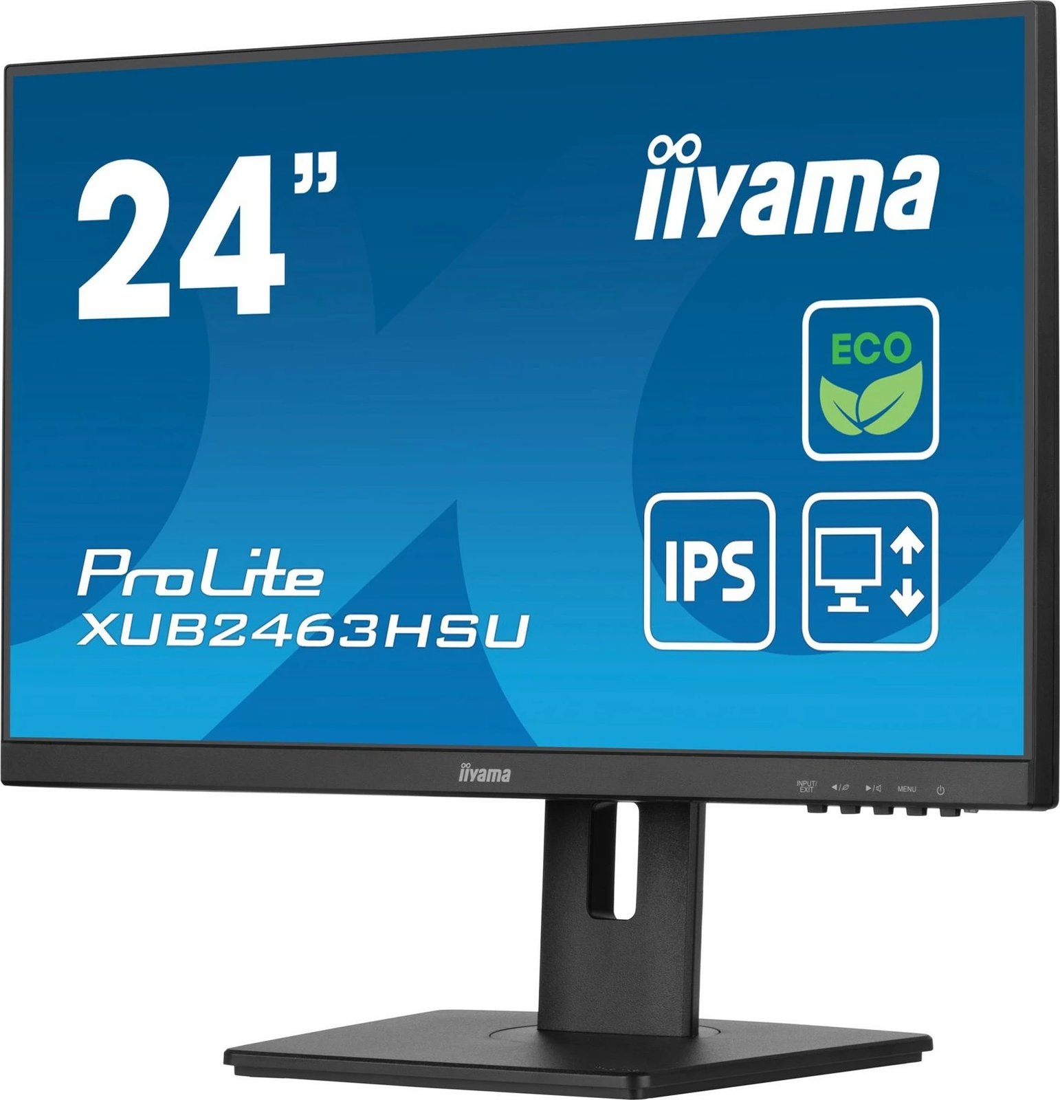 Monitor iiyama ProLite XUB2463HSU-B1, 24", Full HD, LED, 3 ms, i zi