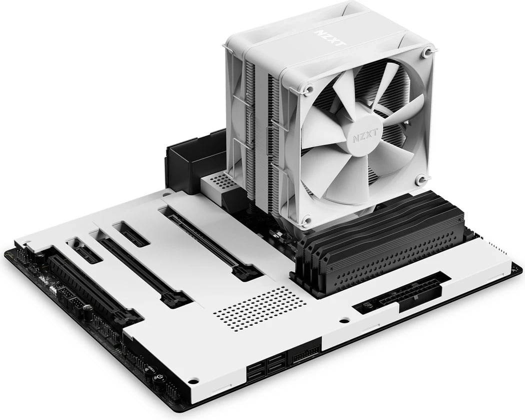 Ftohës ajri NZXT T120 për procesor, 12 cm, i bardhë