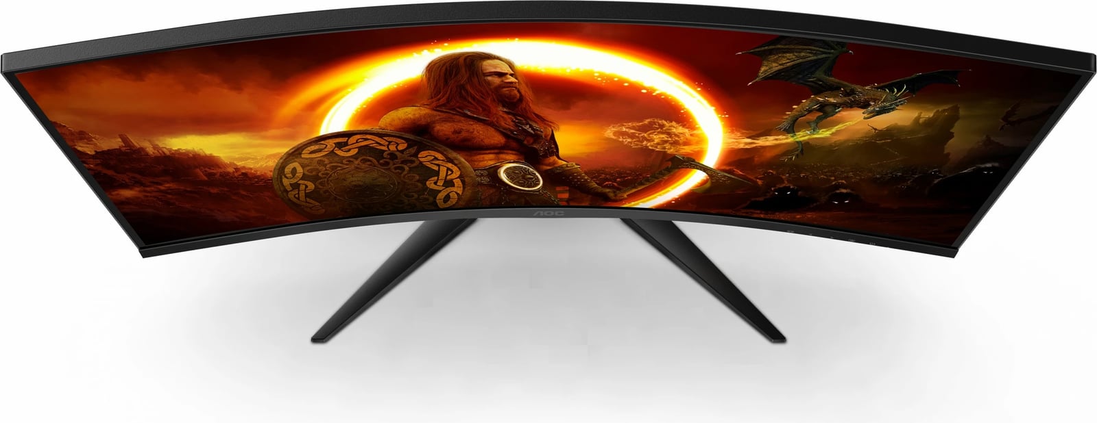 Monitor AOC G2 C32G2ZE/BK, 31.5", 1920 x 1080, Full HD, LED, 0.5 ms, i zi, i kuq