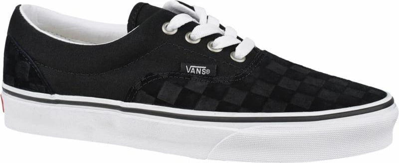 Atlete Vans Era Deboss Checkerboard, për meshkuj dhe femra, të zeza