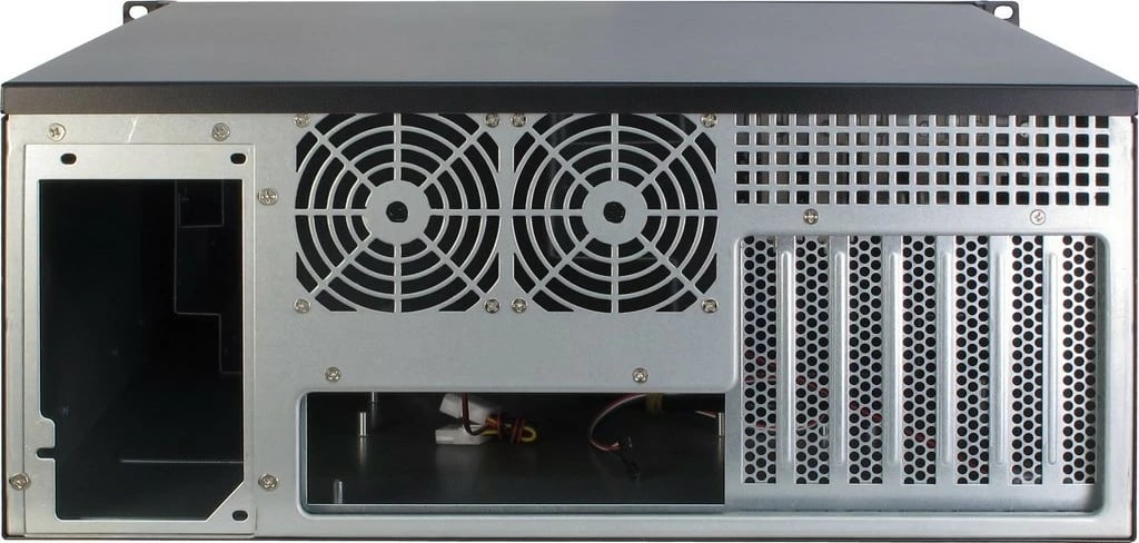 Kasë server Inter-Tech IPC 4U-4088-S, Rack, ATX, micro ATX, Mini-ITX, e zezë