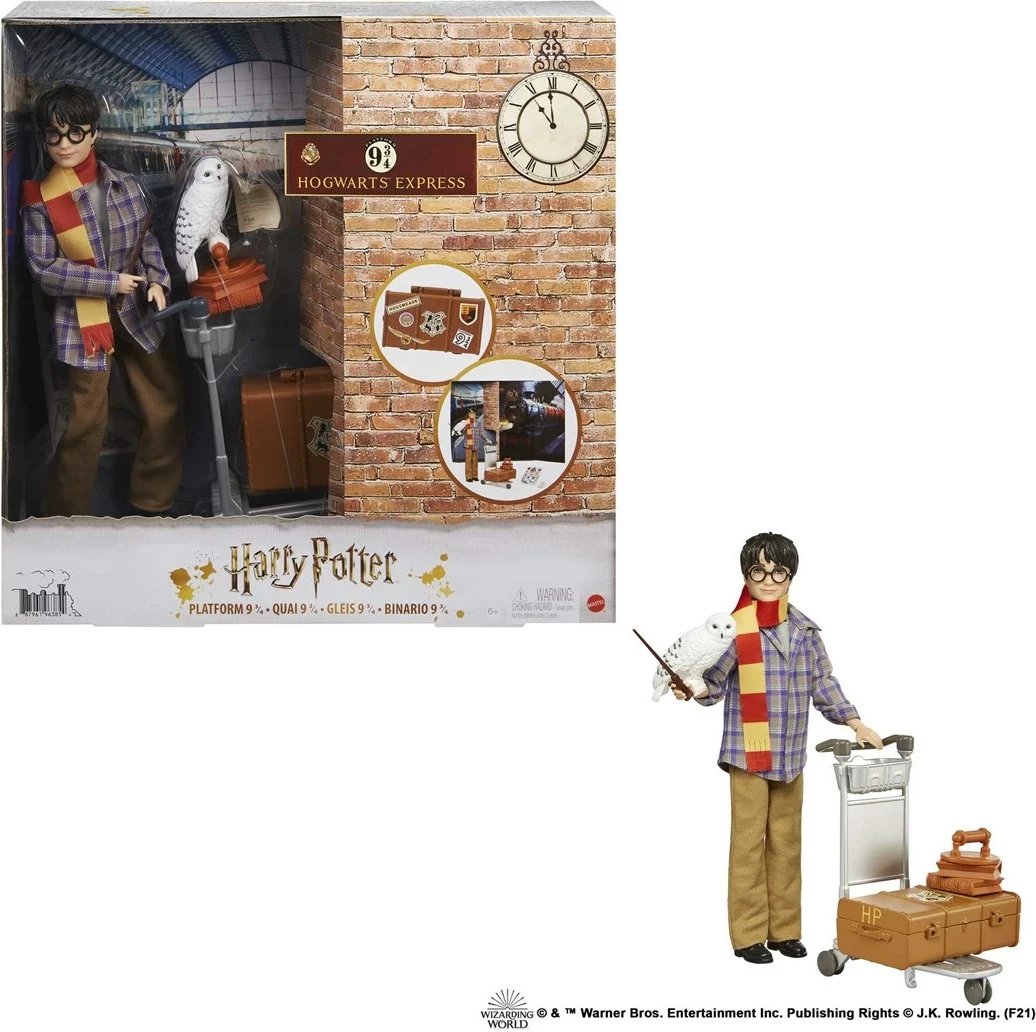 Set lojërash Harry Potter Platform 9 3/4, MATTEL, Multi