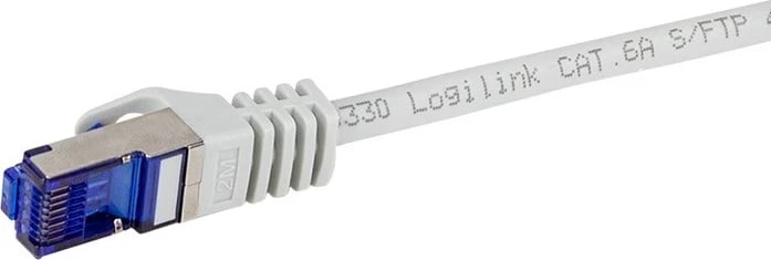 Kabel LogiLink S/FTP kat6a 50m Ultraflex, gri