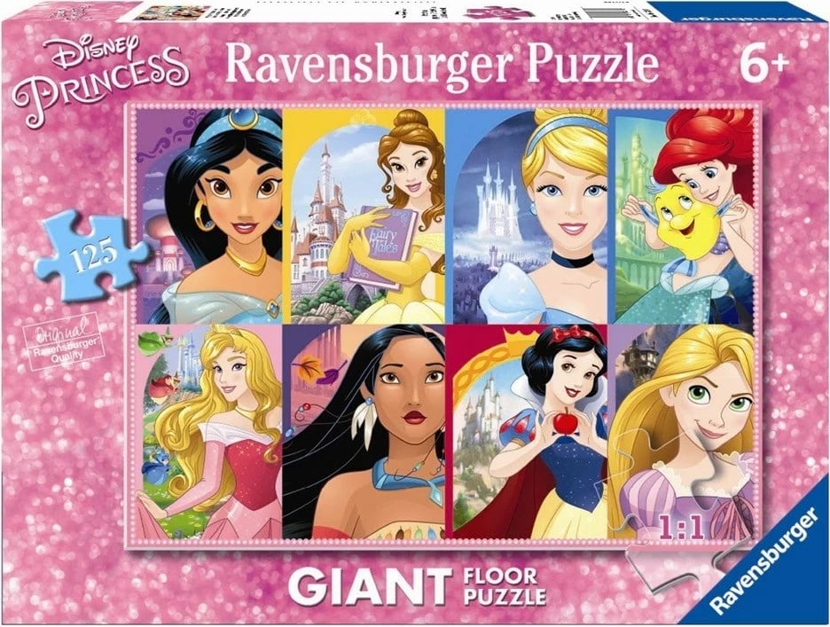 Puzzle Ravensburger 125 copë, Disney Princess, për fëmijë