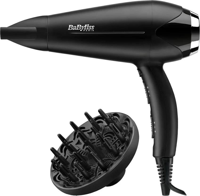 Tharëse flokësh Babyliss D572DE, 2200 W, E zezë