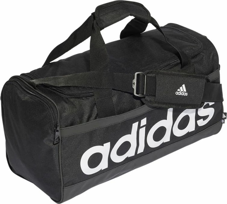 Cantë sportive adidas Linear Duffel M, e zezë