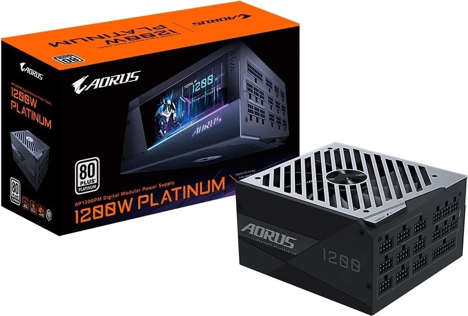 Furnizues energjie Gigabyte Aorus GP-AP1200PM, 1200W, 24 pin, i zi