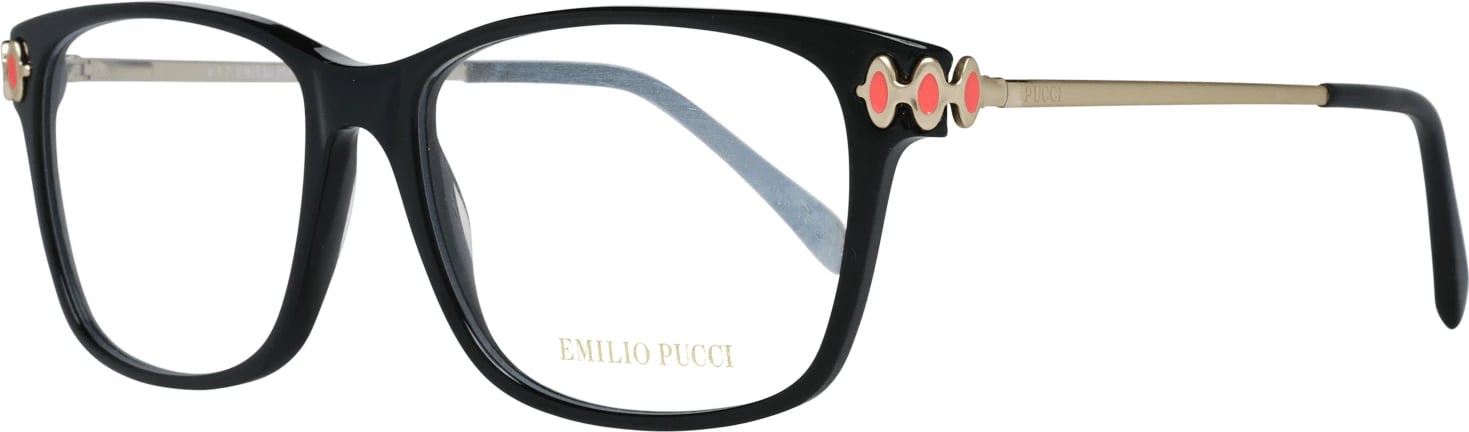 Kornizë optike për femra Emilio Pucci, e zezë