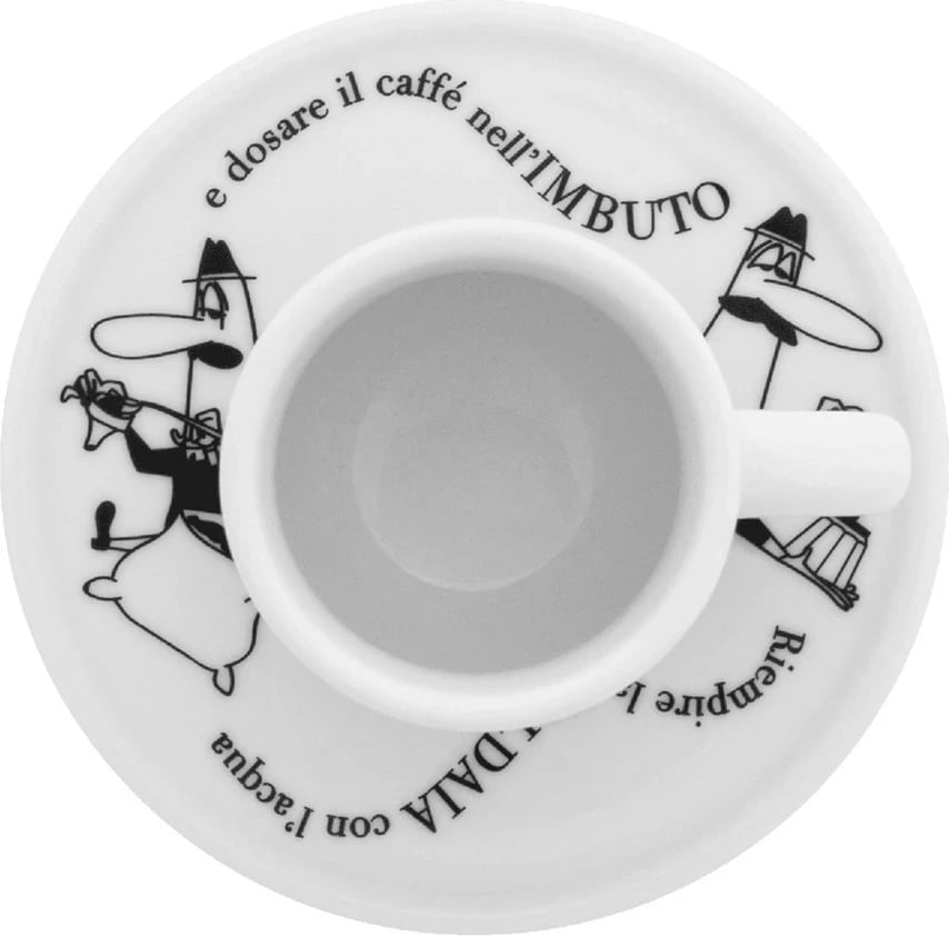 Set filxhanësh espresso BIALETTI CAROUSEL Porcelan 4x 50 ml Bardhë