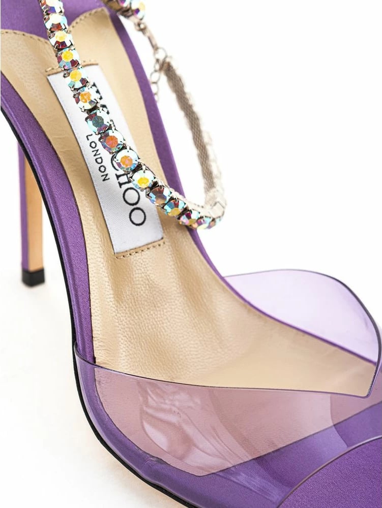 Sandale Jimmy Choo për femra, e purpurt