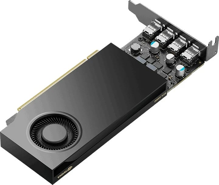 Kartelë grafike PNY NVIDIA RTX A1000, 8 GB, GDDR6, PCI Express 4.0, e zezë