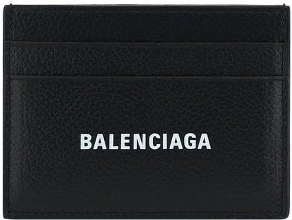 Mbajtëse kartelash Balenciaga, e zezë