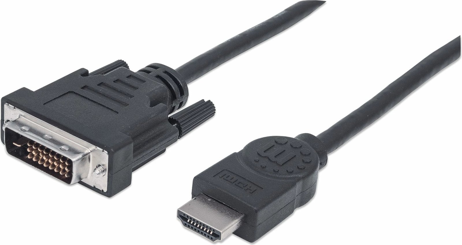 Kabllo Hdmi - DVI, Manhattan ,1,8m , e zezë, 372503