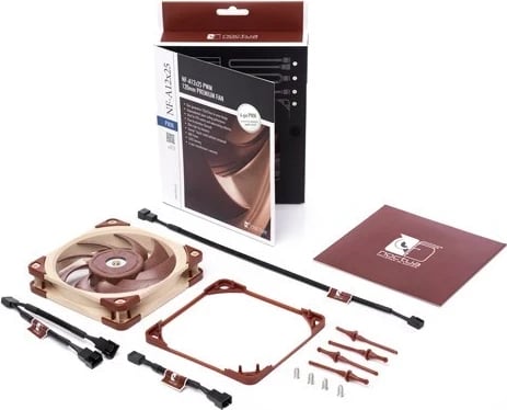 Ventilator për Kasë Noctua NF A12x25 5V PWM, 12 cm, Bezhë dhe Kuq