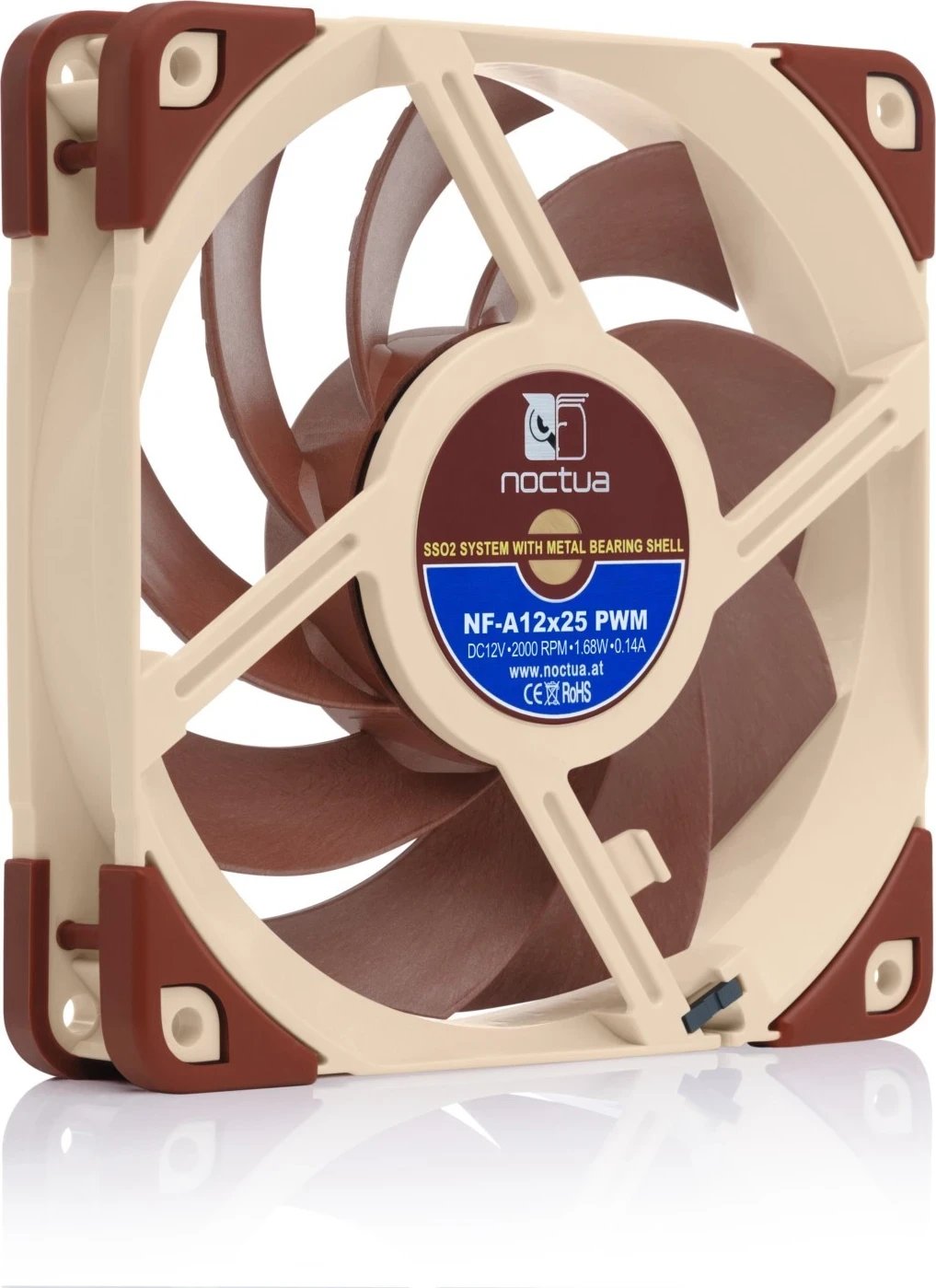 Ventilator për kasë Noctua, i avancuar