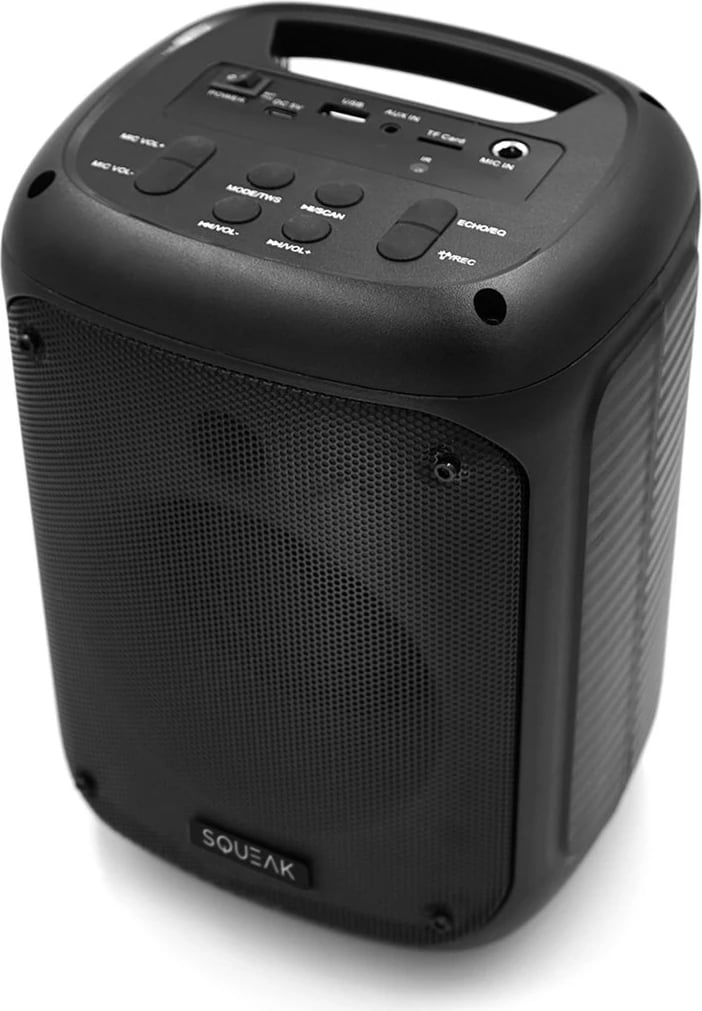 Karaoke speaker SQUEAK BEATFLOW BT 5.0 + EDR SQ1005, e zezë