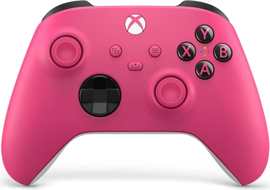 Kontroller Wireless Microsoft Xbox, ngjyrë rozë dhe e bardhë