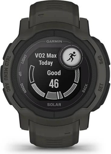 Smartwatch Garmin Instinct 2 Solar, 2.29 cm (0.9"), MIP, GPS, Graphite