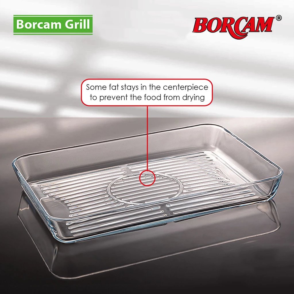 Enë për pjekje, Borcam Grill (1 copë) 3.80 L