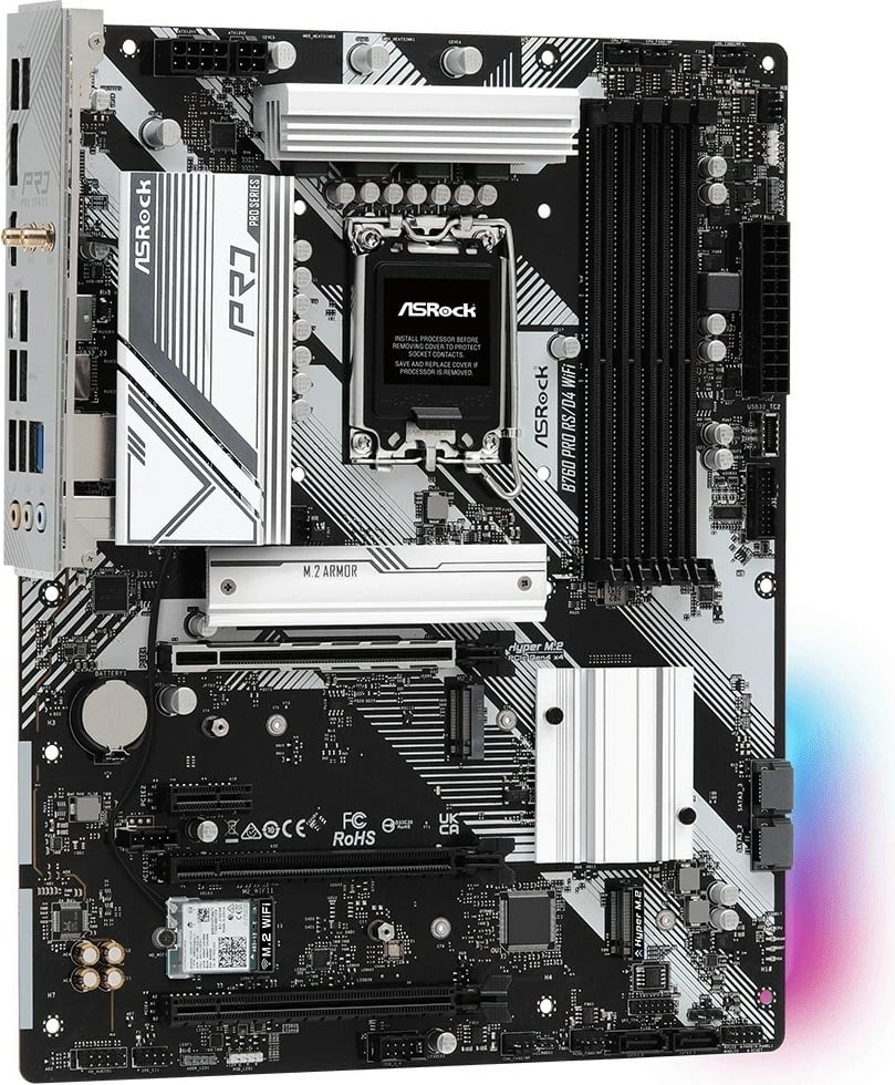 Pllakë amë ASRock B760 PRO RS/D4 WIFI