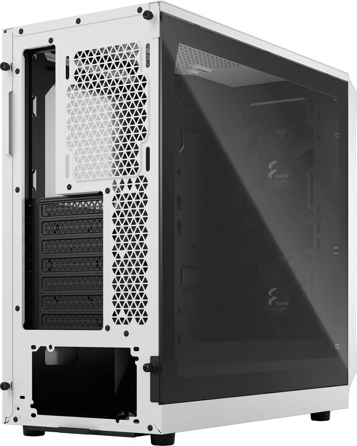 Kasë kompjuteri Fractal Design, Focus 2, e bardhë me të zezë