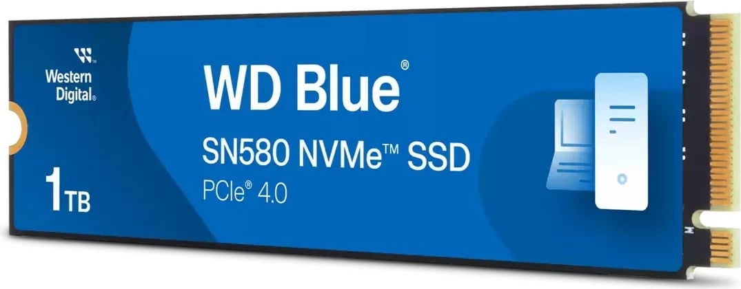 SSD Western Digital Blue SN580, 1 TB, M.2, 4150 MB/s